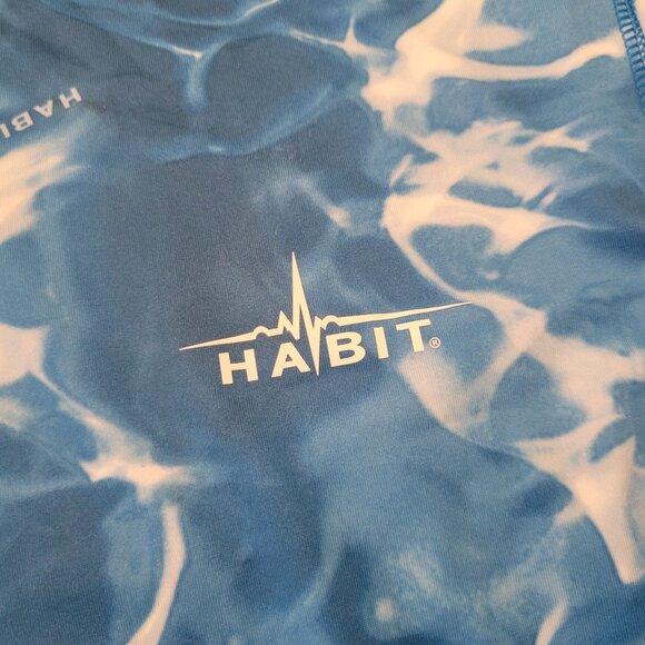 Habit Solar Factor Hoodie S Blue Wave Outdoors 40+ UVF Protection Performance - Picture 6 of 8